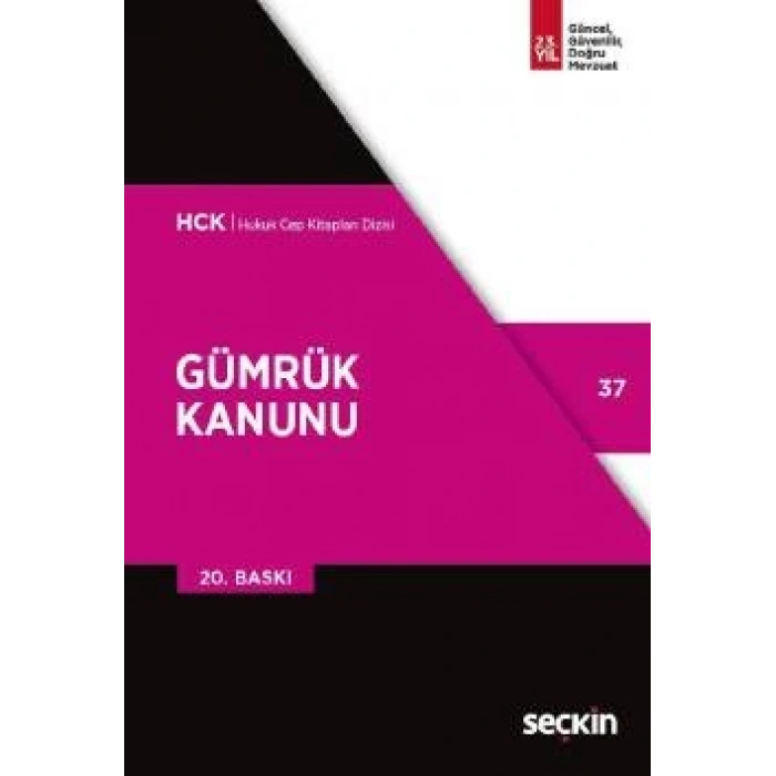 Gümrük Kanunu (Cep Kitabı)