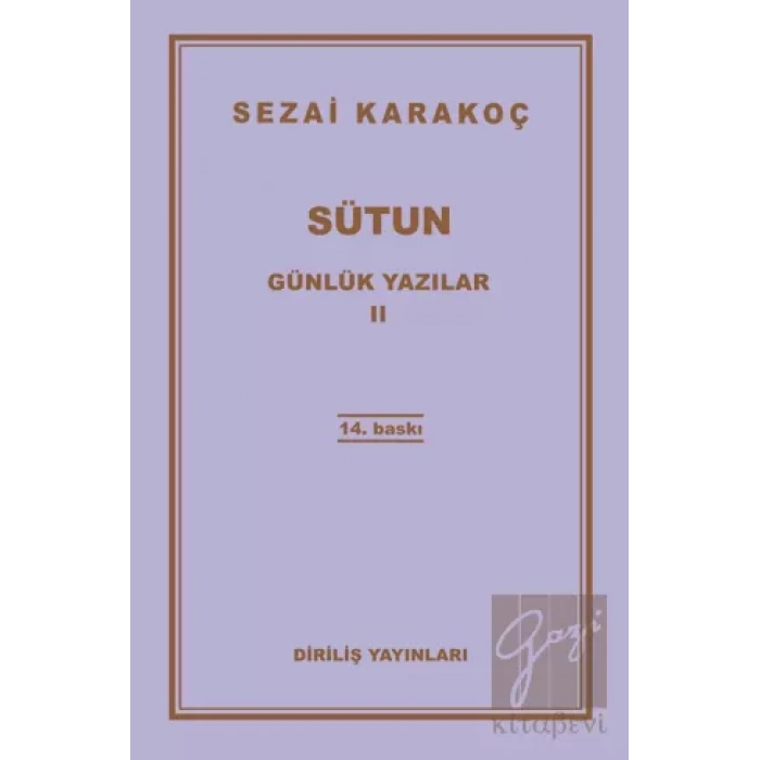 Günlük Yazılar 2 - Sütun
