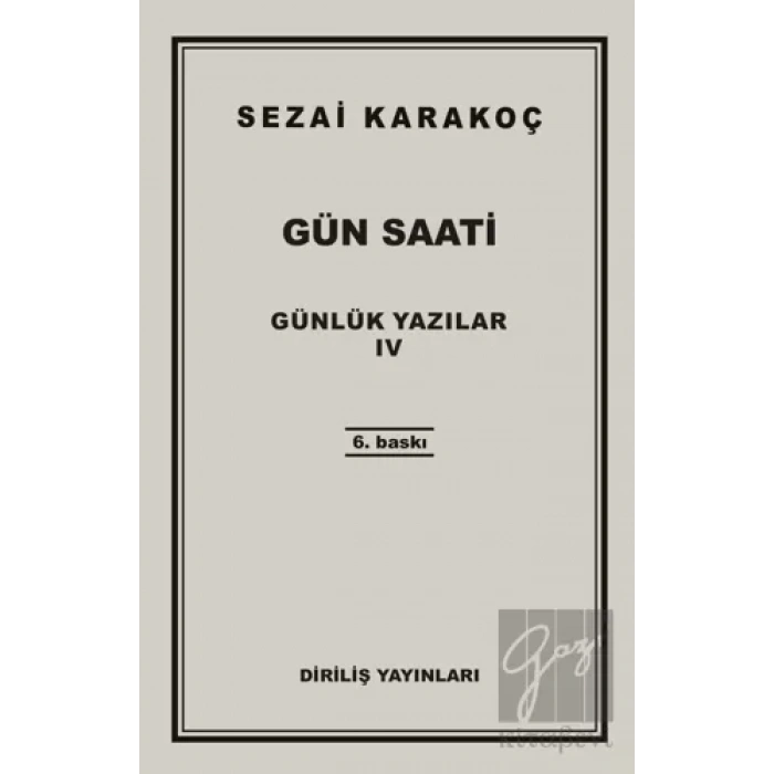 Günlük Yazılar 4 - Gün Saati