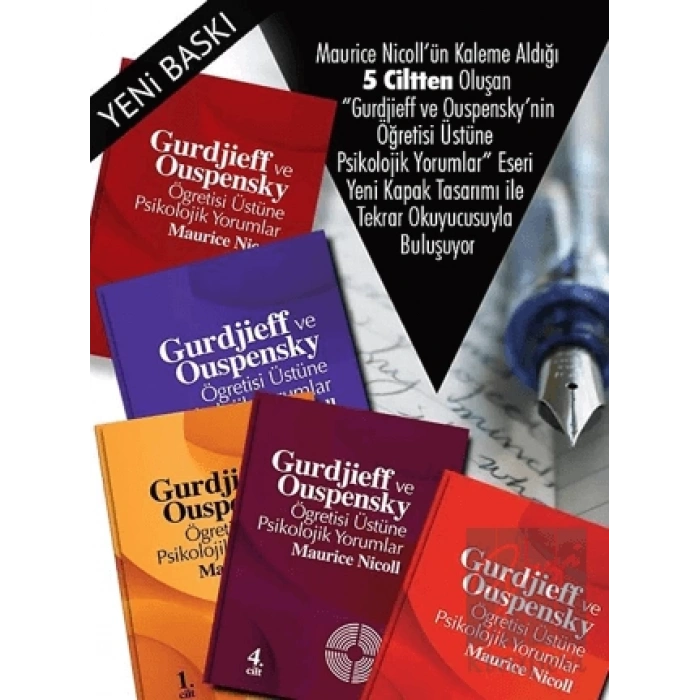Gurdjieff ve Ouspensky’nin Öğretisi Üstüne Psikolojik Yorumlar - 5 Ciltlik Set