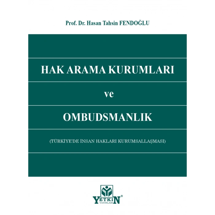 Hak Arama Kurumları Ve Ombdusmanlık