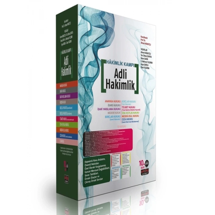 Hakimlik Kampı Adli Hakimlik Konu Anlatımlı Savaş Yayınları 2021