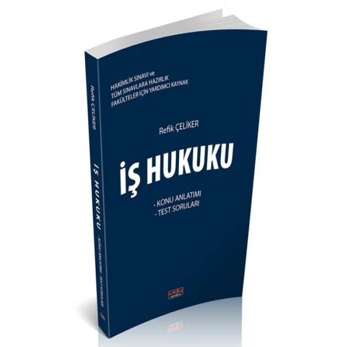 Hakimlik Sınavı İş Hukuku Konu Anlatımlı Savaş Yayınları 2020