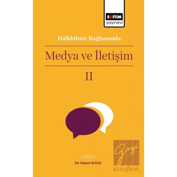 Halkbilimi Bağlamında Medya ve İletişim II