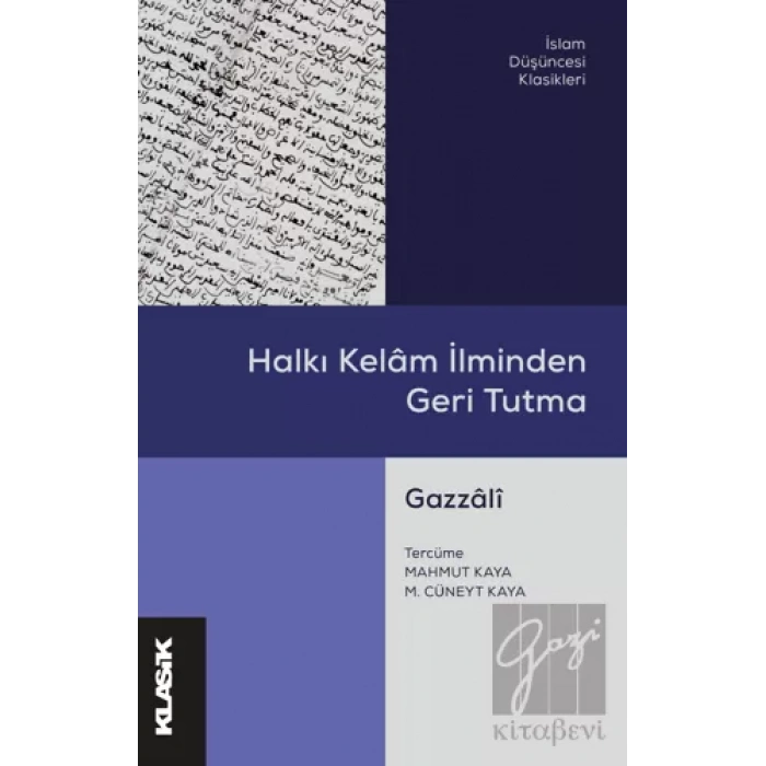 Halkı Kelam İlminden Geri Tutma