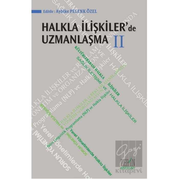 Halkla İlişkilerde Uzmanlaşma 2
