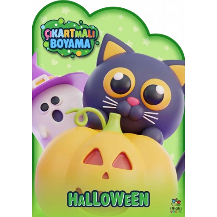 Halloween Zamanı – Çıkartmalı Boyama Kitabı