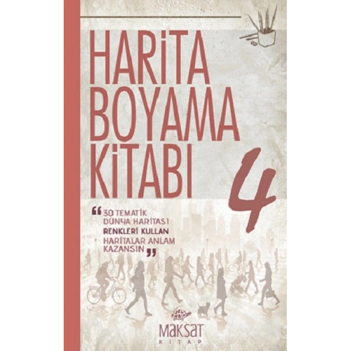 Harita Boyama Kitabı - Dünya 4
