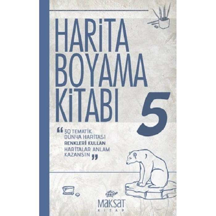 Harita Boyama Kitabı - Dünya 5