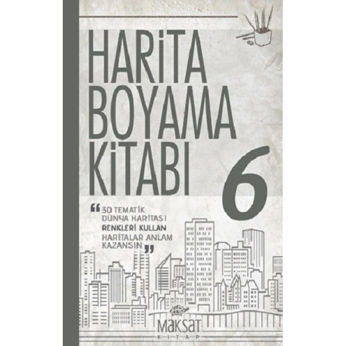 Harita Boyama Kitabı - Dünya 6