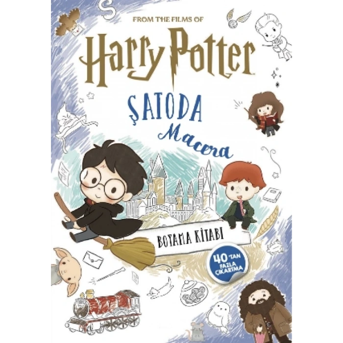 Harry Potter Şatoda Macera Boyama Kitabı