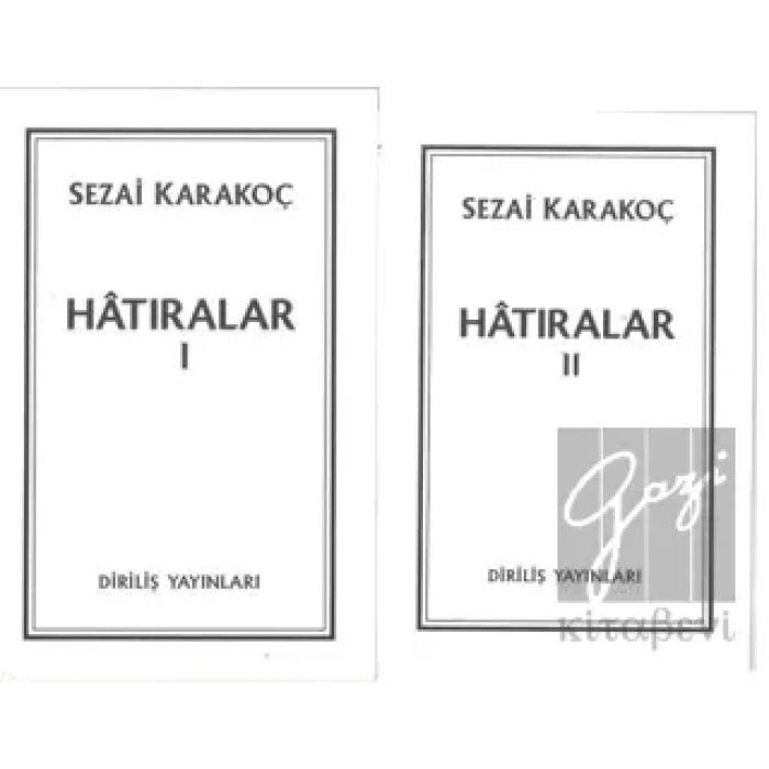 Hatıralar 1 - 2