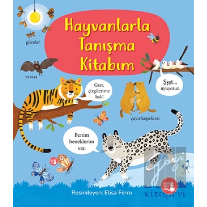 Hayvanlarla Tanışma Kitabım (Ciltli)