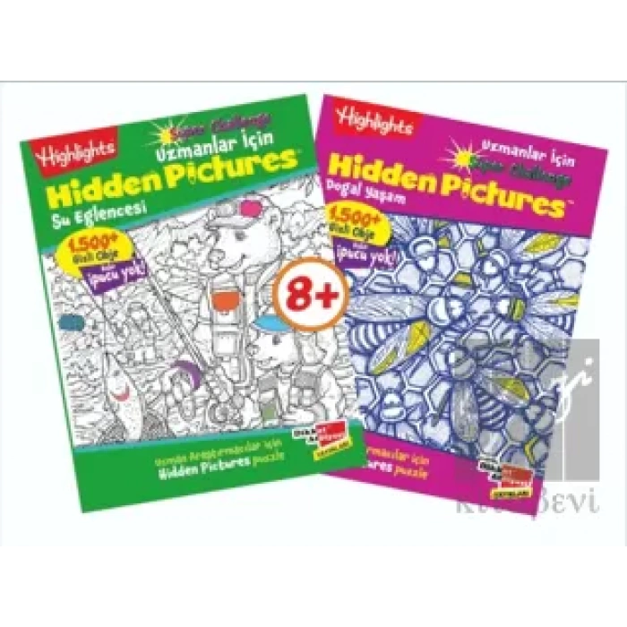 Highlights Uzmanlar İçin Hidden Pictures (Gizli Resimler) 2li Set