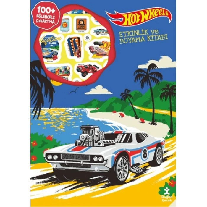 Hot Wheels Çok Çıkartmalı Boyama Kitabı
