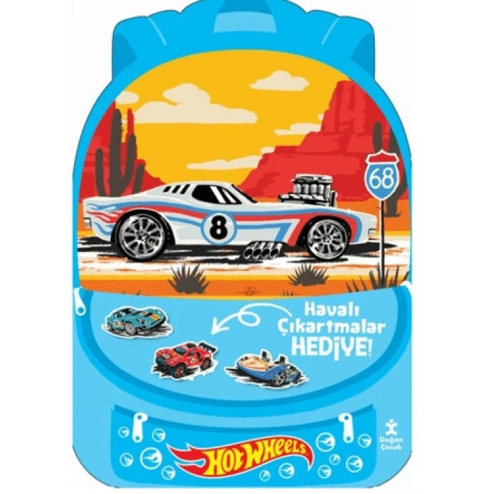 Hot Wheels – Parıltılı Tatil Çantam Etkinlik ve Boyama Kitabı