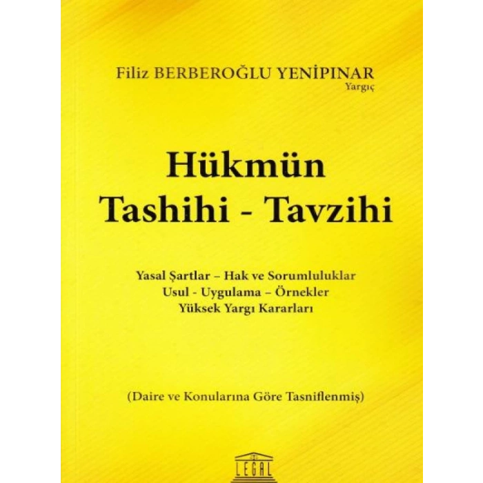 Hükmün Tashihi Tavzihi