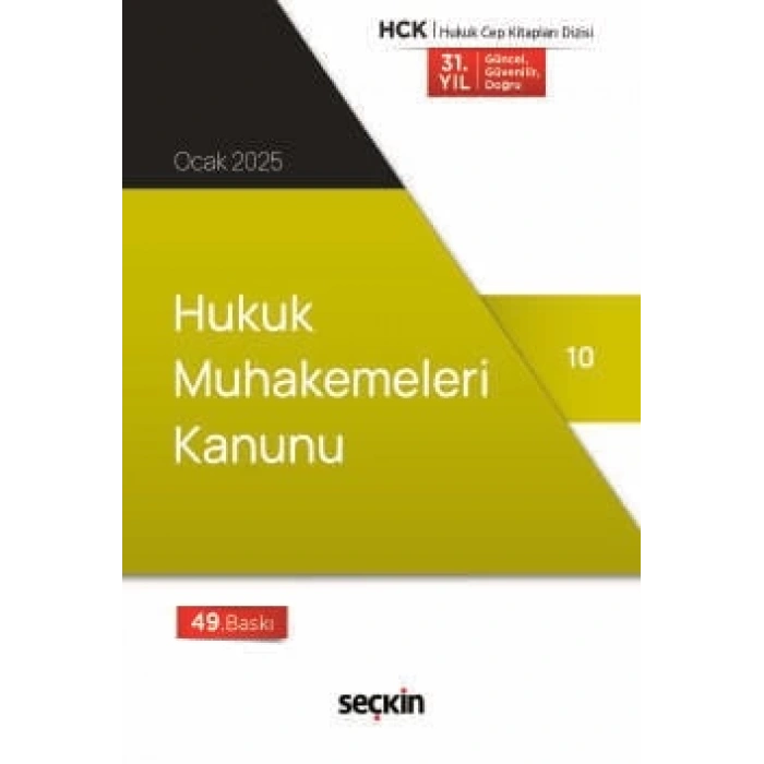 Hukuk Muhakemeleri Kanunu (Cep Kitabı)