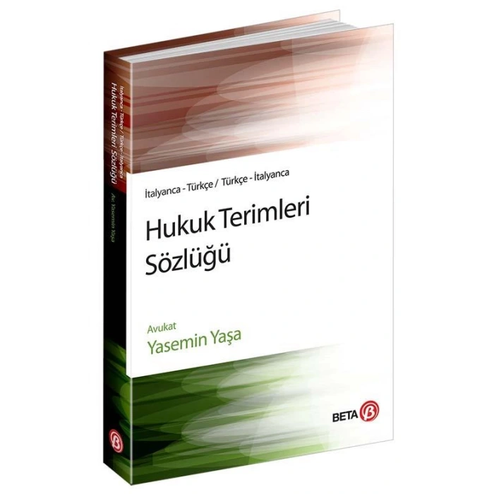 Hukuk Terimleri Sözlüğü İtalyaca - Türkçe