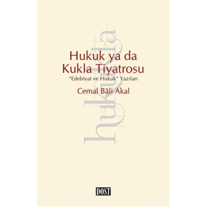 Hukuk ya da Kukla Tiyatrosu