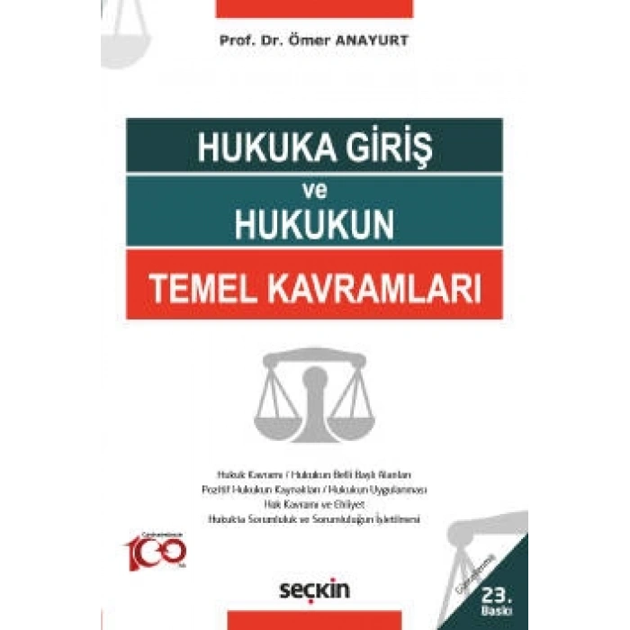 Hukuka Giriş ve Hukukun Temel Kavramları