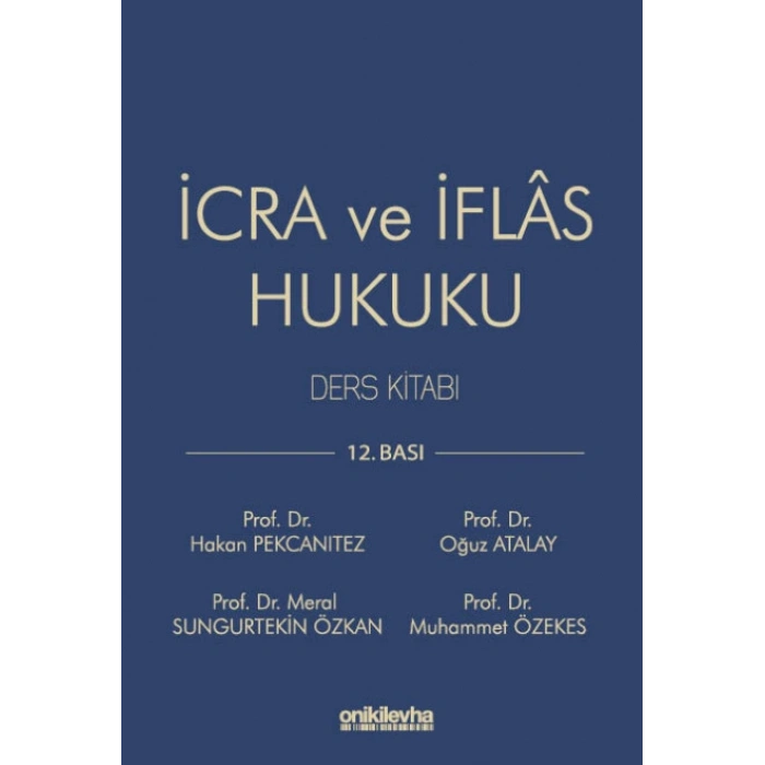 İcra ve İflas Hukuku Ders Kitabı