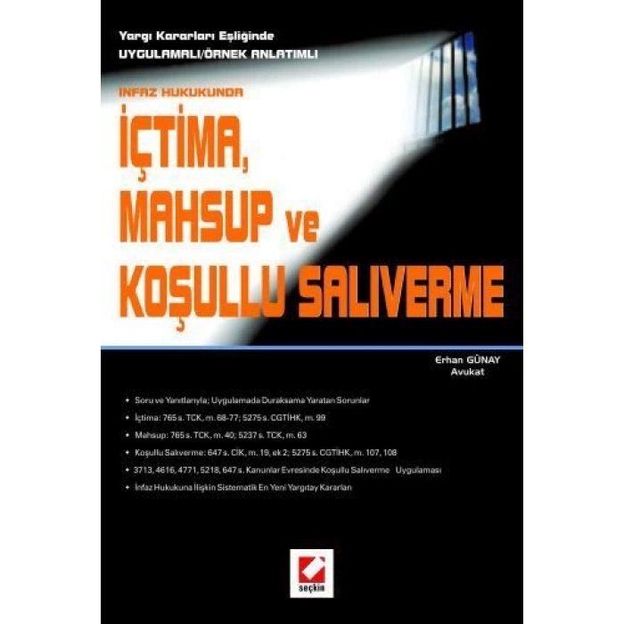 İçtima, Mahsup ve Koşullu Salıverme