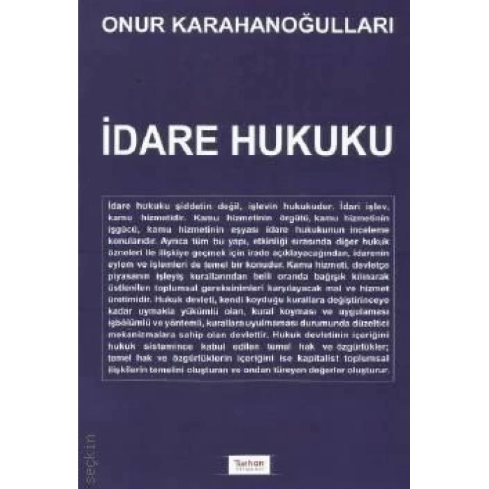 İdare Hukuku