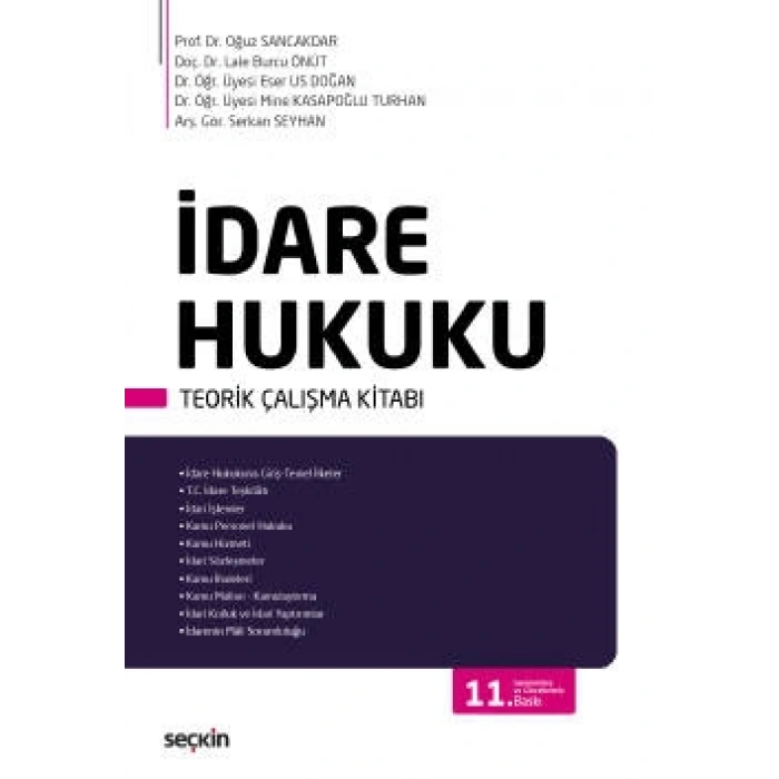 İdare Hukuku Teorik Çalışma Kitabı