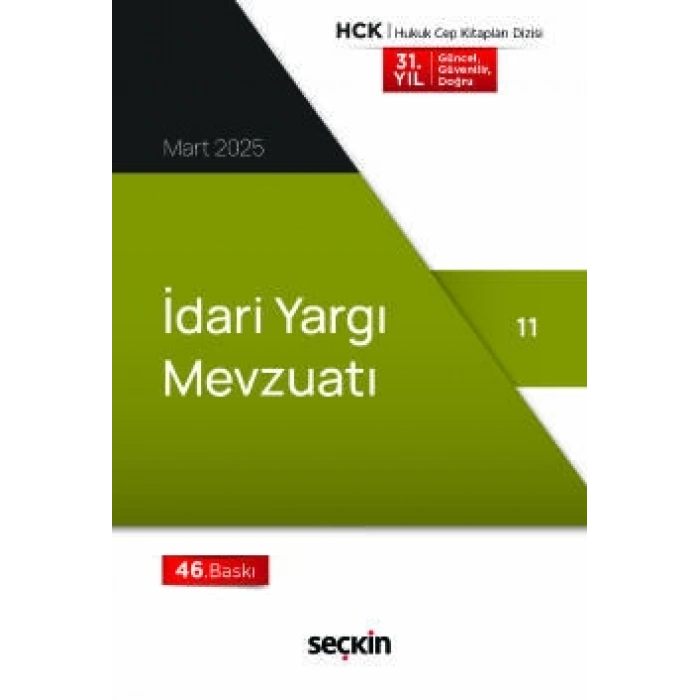 İdari Yargı Mevzuatı (Cep Kitabı)