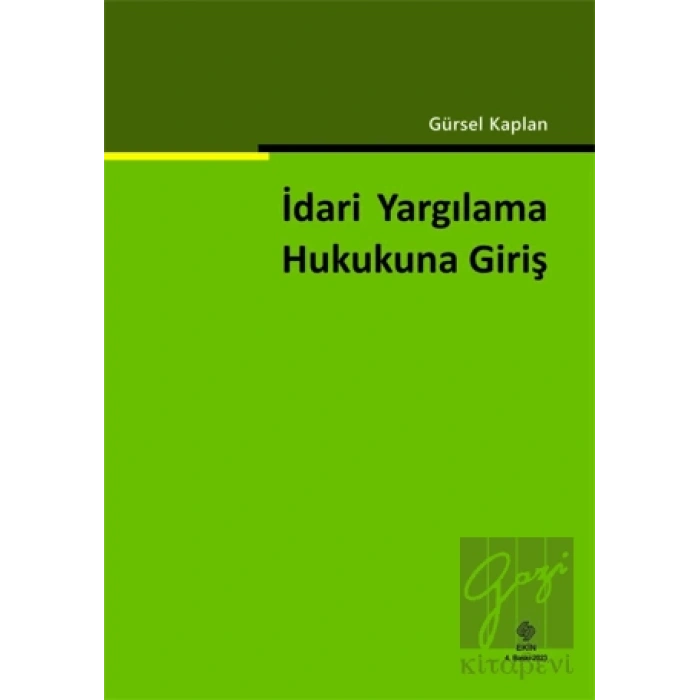 İdari Yargılama Hukukuna Giriş