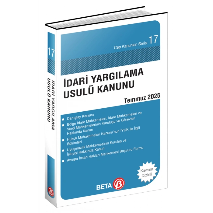 İdari Yargılama Usulü Kanunu Cep 2025