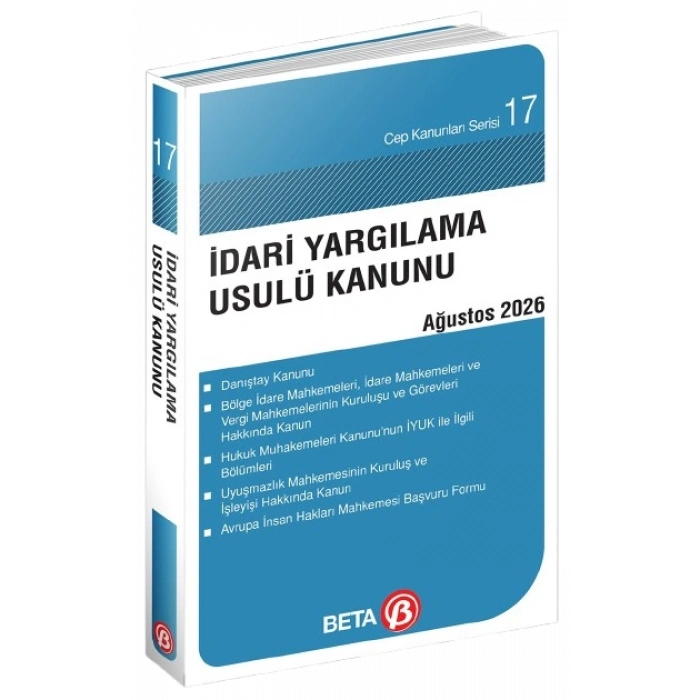 İdari Yargılama Usulü Kanunu Cep 2026