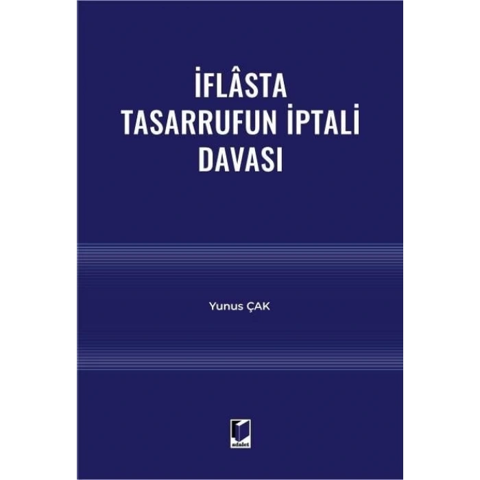 İflasta Tasarrufun İptali Davası
