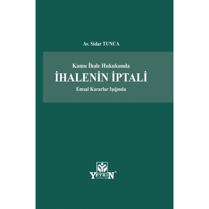 İhalenin İptali