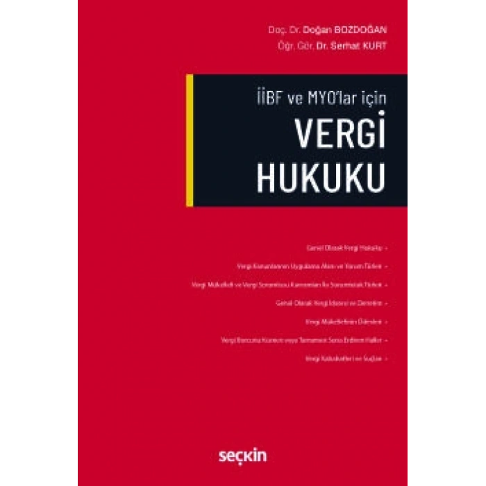 İİBF ve MYO'lar içinVergi Hukuku