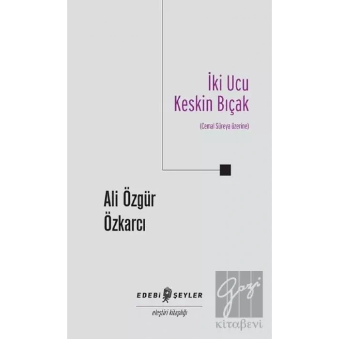 İki Ucu Keskin Bıçak