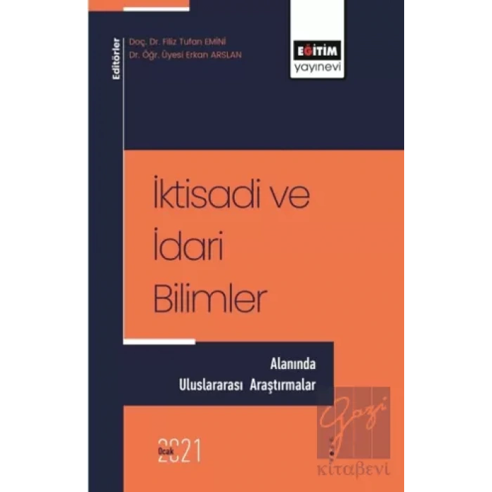 İktisadi ve İdari Bilimler Alanında Uluslararası Araştırmalar