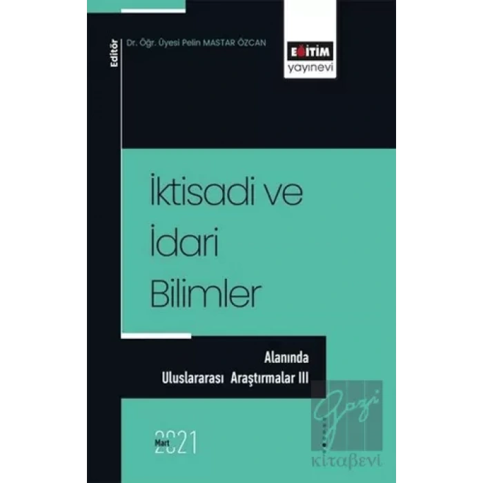 İktisadi ve İdari Bilimler Alanında Uluslararası Araştırmalar 3