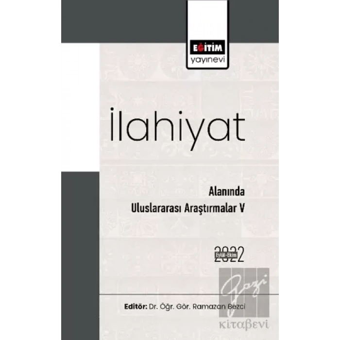 İlahiyat Alanında Uluslararası Araştırmalar V