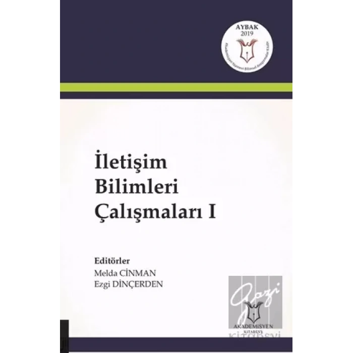 İletişim Bilimleri Çalışmaları 1