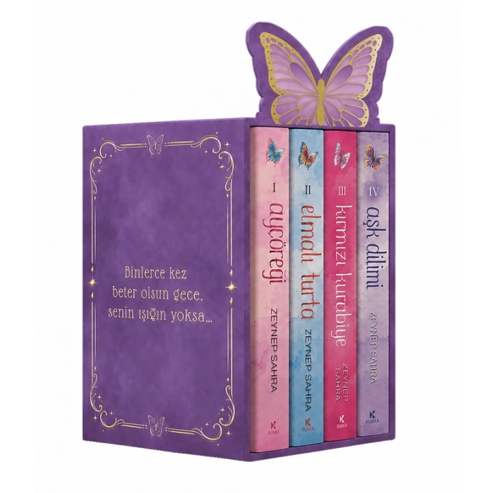 İlk Aşk Serisi Kenar Boyamalı Kutulu Set - Ciltli