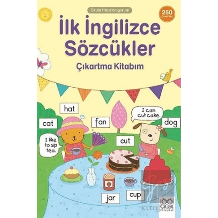 İlk İngilizce Sözcükler Çıkartma Kitabım - Okula Hazırlanıyorum