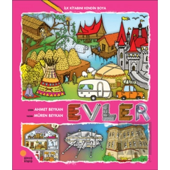İlk Kitabını Kendin Boya - Evler