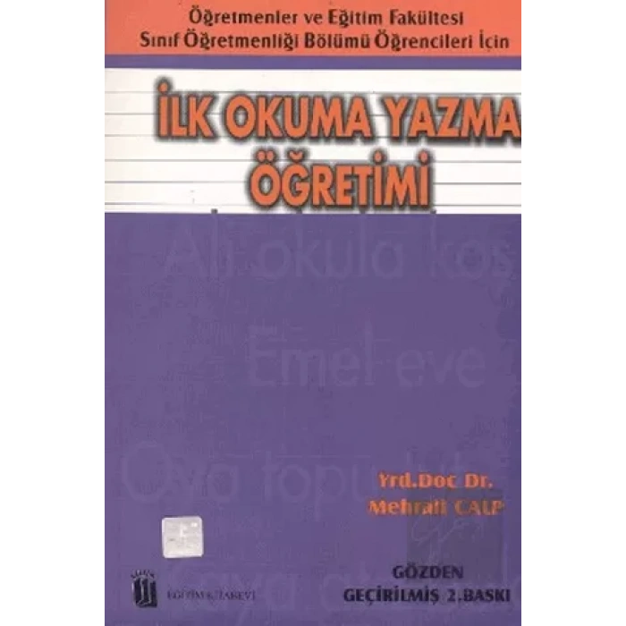 İlk Okuma Yazma Öğretimi