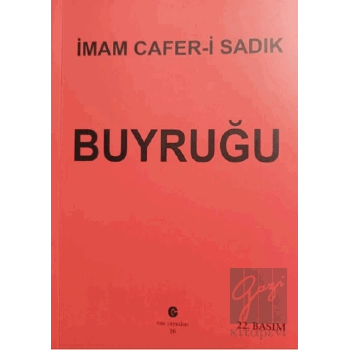 İmam Cafer-i Sadık Buyruğu