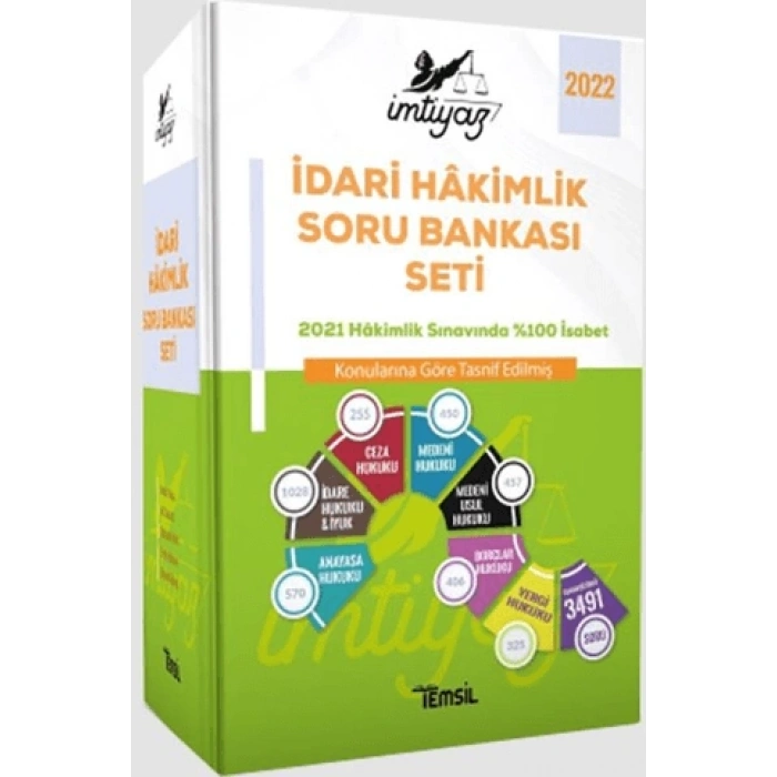 İmtiyaz İdari hakimlik Sorun Bankası seti