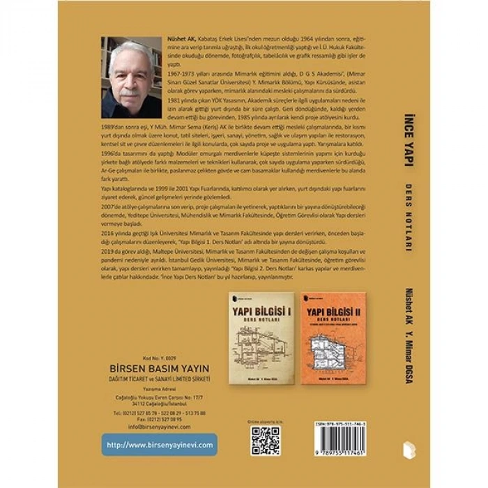 İnce Yapı Ders Notları / Nüshet Ak Y. Mimar DGSA