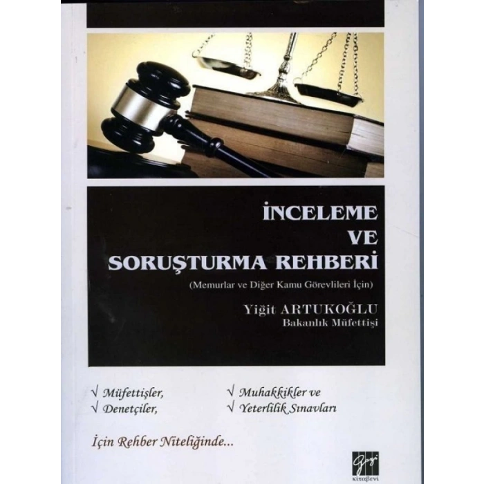 İnceleme ve Soruşturma Rehberi - Yiğit Artukoğlu