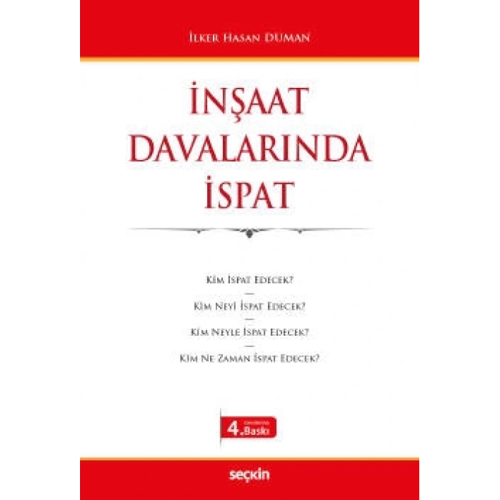 İnşaat Davalarında İspat